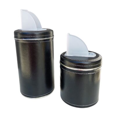 Juego de latas cuerina